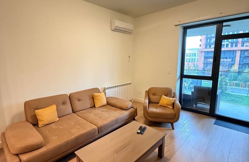 Langzeitmiete einer 2-Zimmer-Wohnung, 55 m², Wohnanlage BW Scala, Belgrad, Serbien